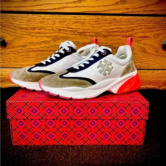 Tory Burch Good Luck Trainer women’s sneakers size 9 - Picture 1 of 9